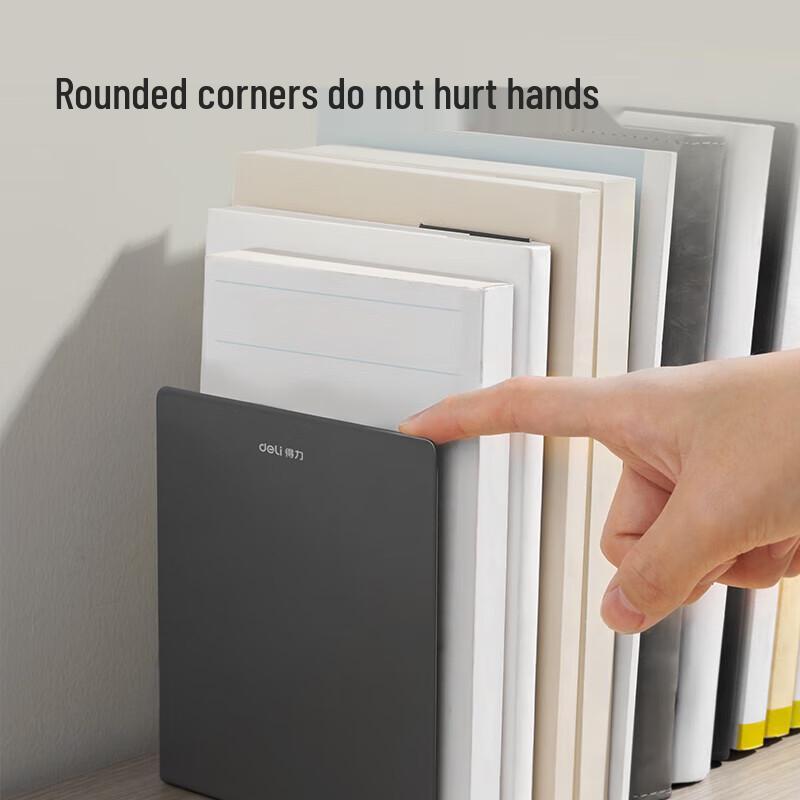 Deli 5-Inch Desktop Bookends (2-Pack)