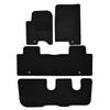 Tapis De Sol - SSangYong - Rexton 7 - Velours Noir - 6 Pièces - Antidérapant Et Imperméable