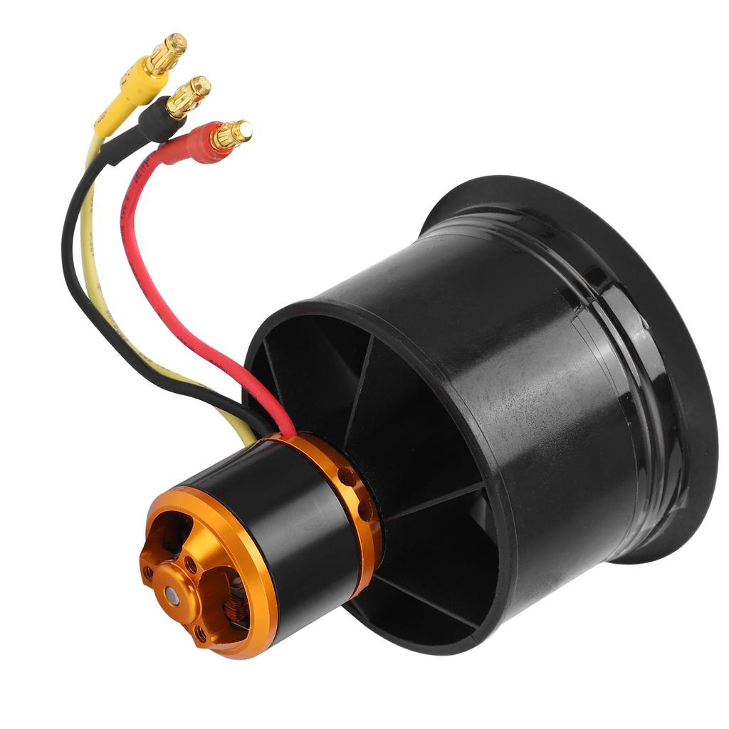 QXMotor 50mm EDF 12 Blades Ducted Fan with QF26114600KV 34S Brushless Motor for RC Airplane(CW )