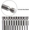 11 шт. отвертка Torx с плоской головкой, шестигранные биты с цветком сливы, прочная отвертка, инструмент для тампера