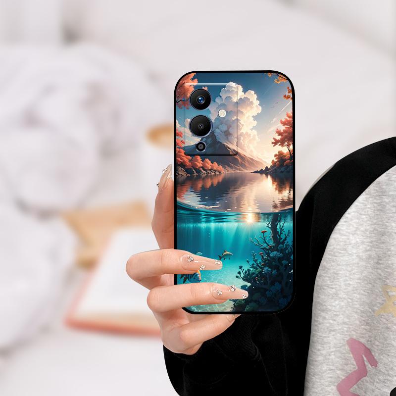 For infinix NOTE 12 PRO 5G Case X671B TPU Wolf Cat Silicone Bumper Cover for Infinix Note 12 Pro 5G Phone Case Note12 Pro 5G