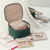 Leather Jewelry Box, Earrings, Necklace Accessories, Portable Packaging And Storage Box, Leather Jewelry Dust Bag