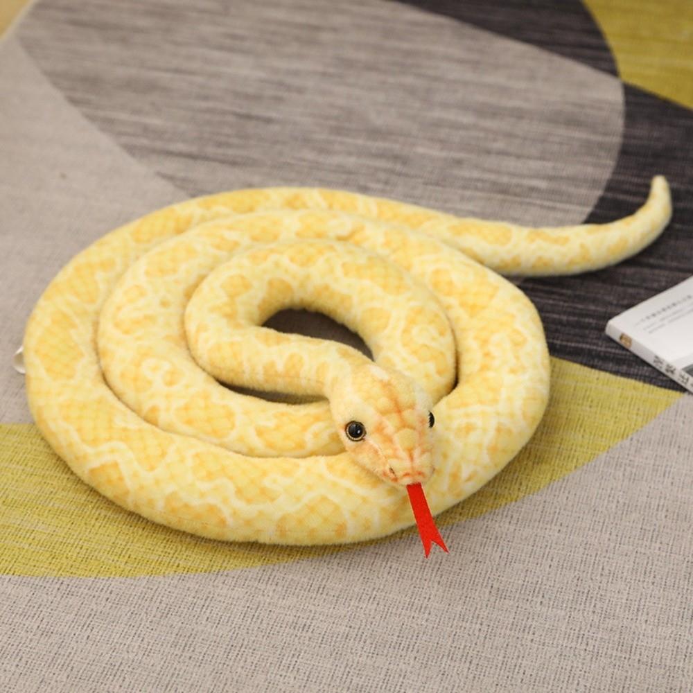 Soft Simulation Snakes Plush Toy Lifelike Long Snakes Plush Toy Funny Birthday Gift