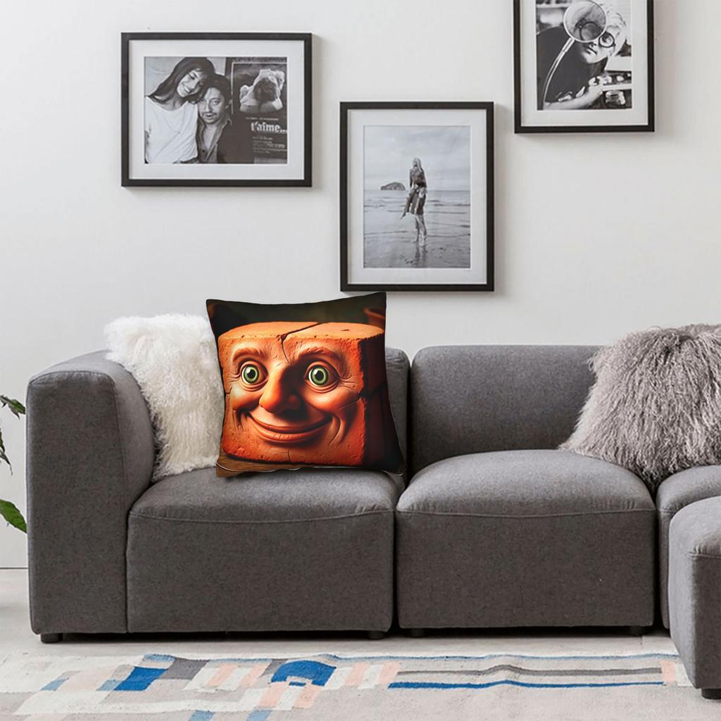 Pillow Cover Italian Brainrot Meme Funny Pillow Case For Couch Sofa Bedroom Pillowcases