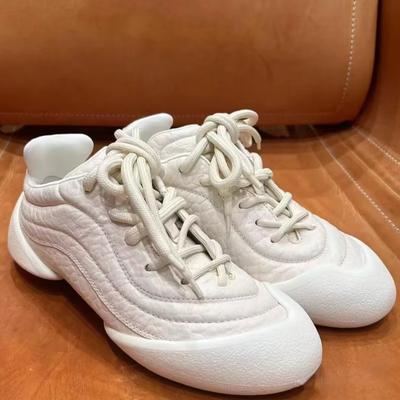 Модные НОВЫЕ Кожаные Женские Повседневные Кроссовки Дизайнерская Тренировочная Обувь Лоскутные Кроссовки на Шнуровке Кожаная Обувь на Плоской Подошве для Женщин