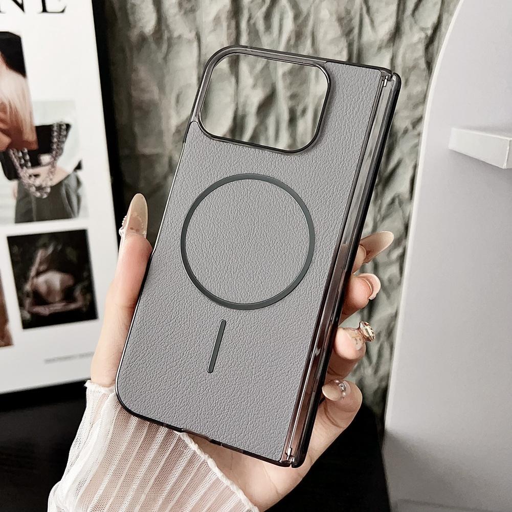 Чехол для телефона Google Pixel 10 Pro с текстурированной кожей, самовозвратной петлей и тонким магнитным кольцом, защитная крышка для камеры
