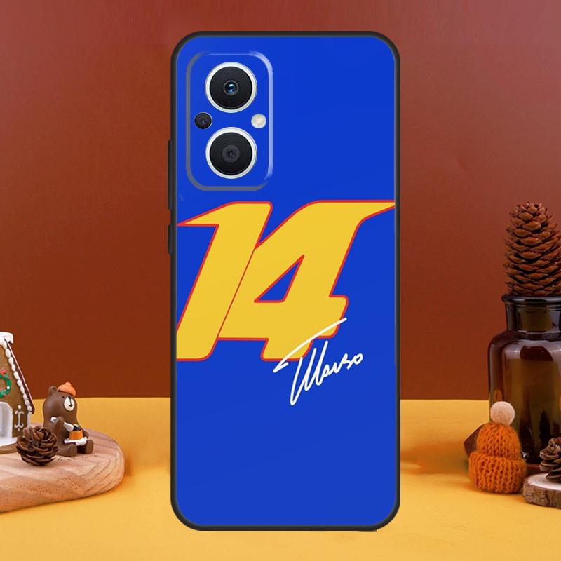 Гоночный чехол Fernando Alonso для OPPO Reno 10 Pro 11 F 4 6 7 8 5 Lite 4Z 5Z 8T OPPO Find X6 Pro X5 X2 X3 Lite