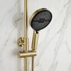 Vision Rea Gold Brushed Surface-Mounted Shower Set