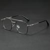 Классические очки с блокировкой синего света, сверхлегкие очки для защиты глаз, квадратные очки в металлической оправе, очки для офиса