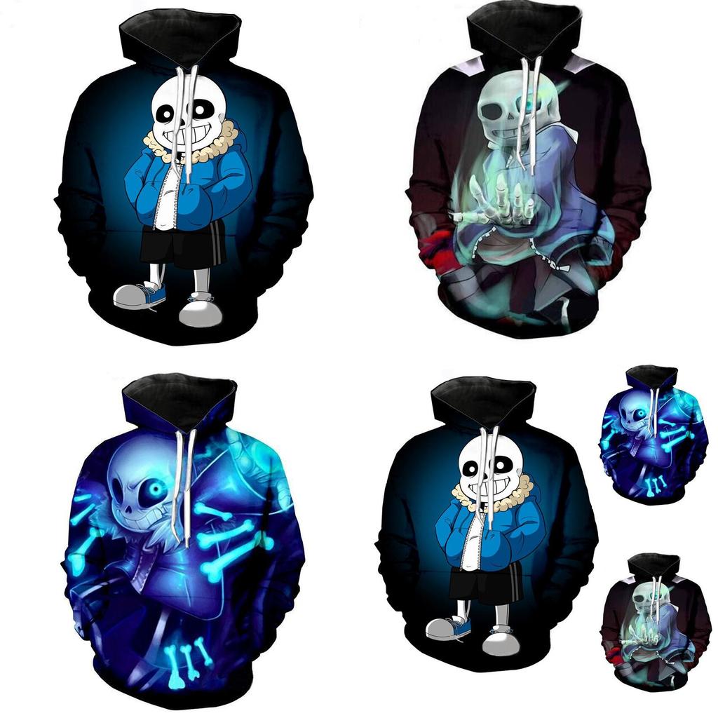 Cartoon Frisk Undertale 3d Print Hoodies Sweatshirt Pullover Jacket Sweatshirt