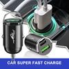 1PCS Car Fast Charger USB Type-C Charging Adapter Accessories For Ford Focus Mondeo Kuga Fiesta MK7 Escort Explorer Edge 2 4 MK2 MK4
