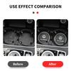 Cars 2025 Hot For Volkswagen 1/2Pcs Diamond Rubber Non-slip Mat Water Cup Slot Pad Car Coaster For Volkswagen VW GTI Golf Polo T