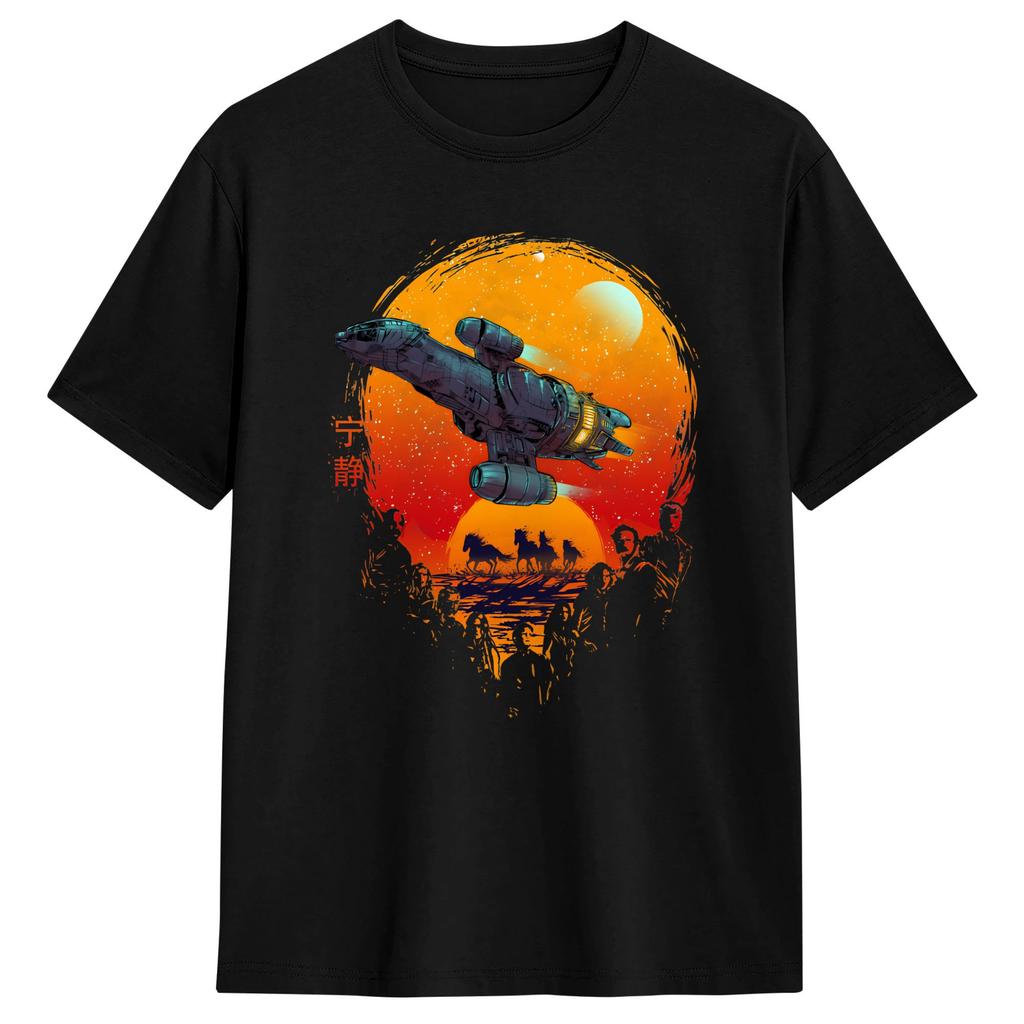 Firefly Serenity Cant Take The Sky From Me Unisexs T Shirts Novelty Tees Short Sleeve Round Collar TShirts Pure Cotton Clothes
