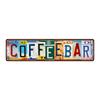 1pc, Coffee Bar Metal Sign (15.75"x3.94"/40x10cm), Novelty Street Sign, Home Decor1pc, Coffee Bar Metal Sign