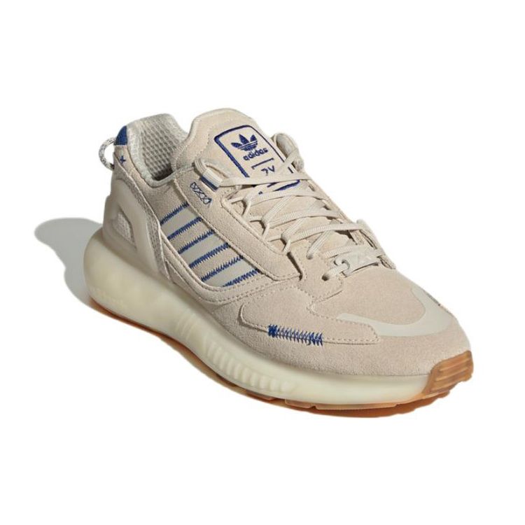 adidas Кроссовки унисекс ZX 5K Boost Aluminium Royal Blue Cream Ecru-Tint GX6912