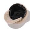 Мягкая восьмиугольная кепка женская осенне-зимняя теплая берет с большой головой кепка газетчика