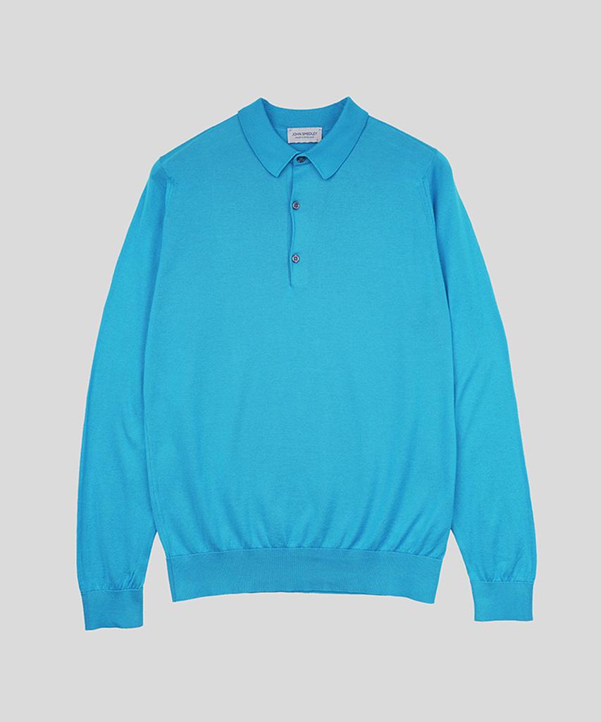 Jonseumedeulli Bradwell Sea Island Cotton Long Sleeves Polo Shirt Heritage Two 8 Colors (A Type)