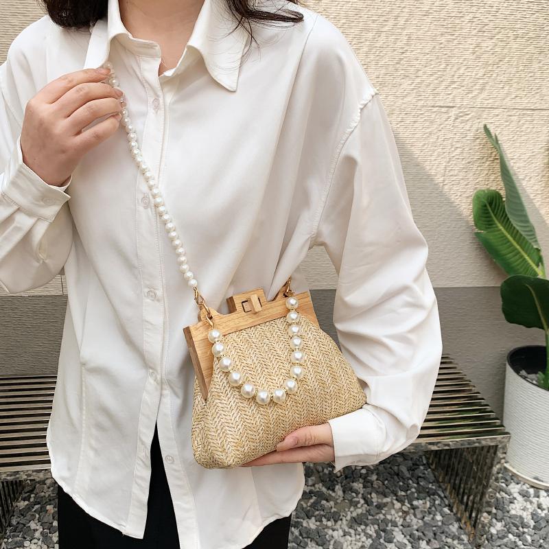 Женская сумка через плечо с соломенной застежкой, сумка через плечо, повседневная сумка, фирменный дизайн, модная новинка, высокое качество