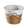 Easy To Use Plant Pot Paper Rope Braided Woven Basket Braided Flower Pot  for Indoor Outdoor Plants