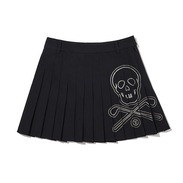 Makeuaenlona W T-Line Pleats Skirt Ls1Xe71F