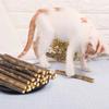 Cat Stick Silver Rattan Stick Cat Toothpaste Stick Natural Cat Mint Teething Stick Kitten Chew Toy Cat Teeth Cleaning Supplies