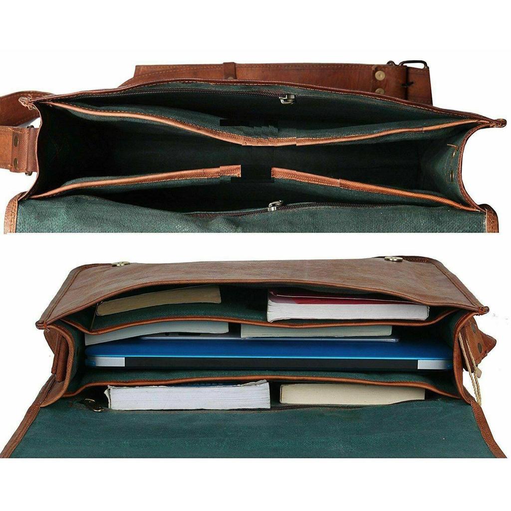 Сумка из натуральной кожи через плечо мужская сумка-портфель для ноутбука S коричневый новый