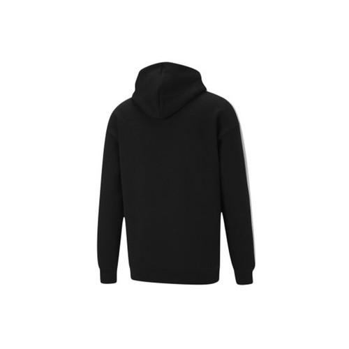 Puma Мужская повседневная толстовка с капюшоном и цветными блоками, черная
