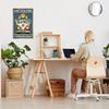 WTREEW Retro Hippie Decor Wall Art Poster - Every Little Thing is Gonna Be Alright Vintage Metal Sign Peace Wall Decor