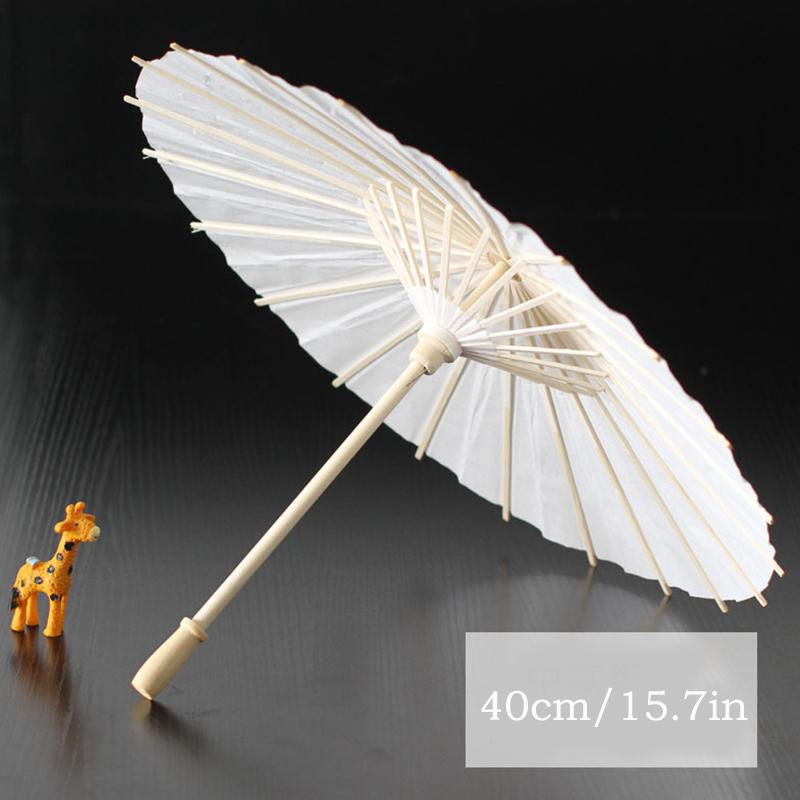 Белый фотореквизит DIY Craft зонтик свадебный косплей свадебная бумага вечеринка декор