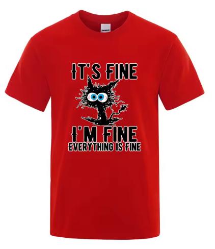 Unisexs High Quality Tshirt Cotton Funny Cool Cat Printed Tshirt Casual Unisexs Short Sleeve Tshirt for Unisex TShirt Male Top
