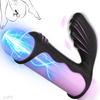 Male Penis Ring Ejaculation Vibrator for Men Cock Ring Delay Penis Extension Anal Clitoris Stimulation Sex Toy for Couple