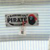 A BATHING APE stripe Long sleeve Button down shirt S Blue Men's Used