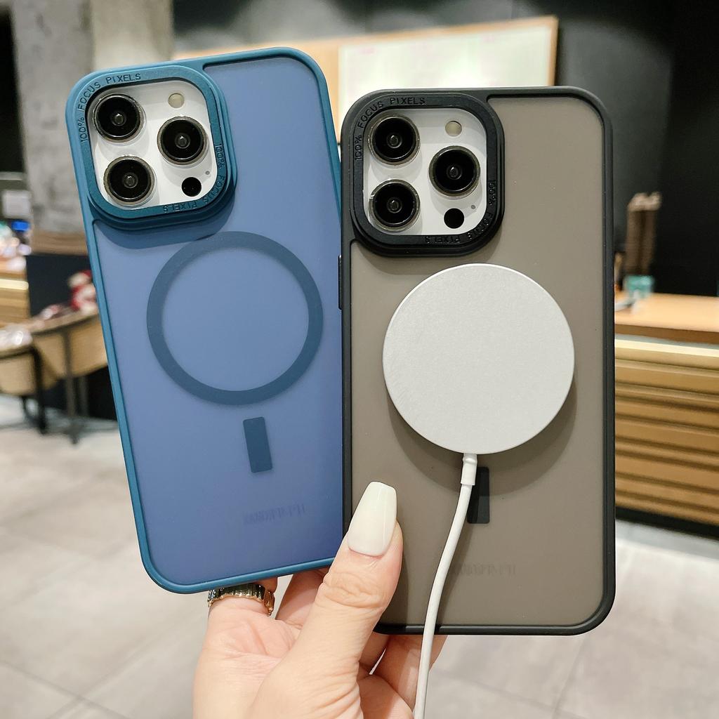 Новый продукт для Apple 16promax Магнитный чехол для телефона для IPhone 15, чувствительный к коже, высококачественный, противоударный, полупрозрачный