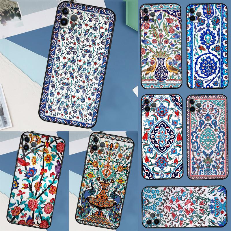 Чехол со старинным цветочным узором для Samsung Galaxy A22 A32 A52 A15 A16 A05 A26 A36 A56 A53 A33 A13 A34 A54 A14 A35 A55