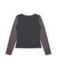 LUVISTRUE [My Melody] Long Sleeve Tee(Charcoal)
