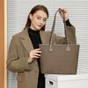 Large Capacity Tote Bag Women's Genuine Leather Niche Shoulder Bag QSL2918