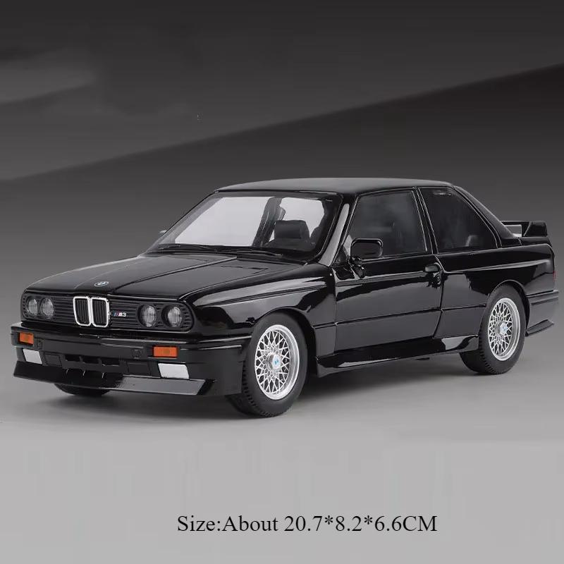 1:24 M4 M3 Миниатюрные Модели Игрушки Литой Сплав Машинка Со Звуком Светом Инерционная Открываются Двери Управление Передними Колесами Транспортные Средства Детский Подарок