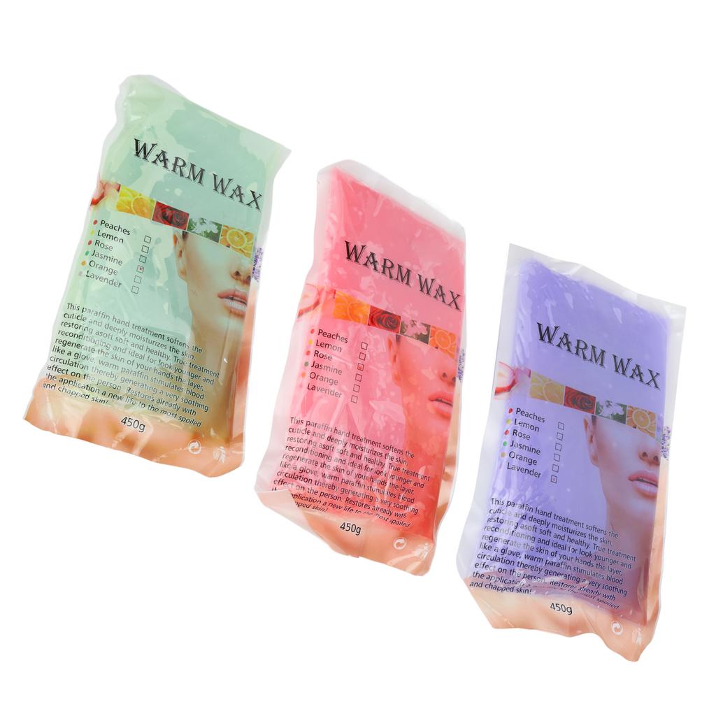 Парафиновый воск, 450 г, глубоко увлажняющие парафиновые шарики, блоки для рук, ног, сухая кожа, жесткие мышцы