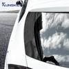 Для Seat Leon Altea 2005 2006 2007 2008 2009 2010 2011 2012 Автомобильная наклейка-декор на заднее стекло Узор под карбон Глянцевый черный