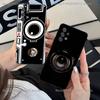 Ретро Камера Винтажный Чехол Для Телефона Для Samsung Galaxy A13,21s,22,31,32,52,53,71,80,A91 Мягкий Черный Корпус