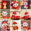 New Year Snake Year Mascot Pendant Cartoon Snake Plush Toy New Lucky Charm  New Year
