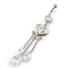[E6400] - Body Piercing '1001 Hearts' White
