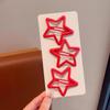 Детские заколки-звездочки с блестками - Милые аксессуары для челки для девочек