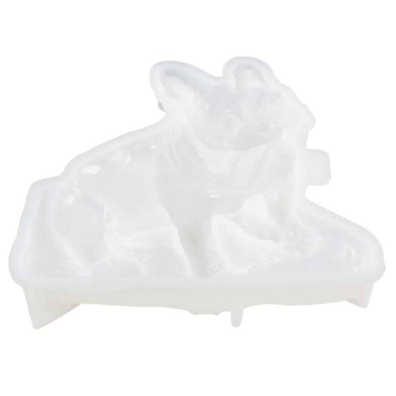 Силиконовые формы для собак, 3D смоляная форма для животных, большая статуя собаки, форма для литья из эпоксидной смолы для настенных подвесных дверей, домашний декор