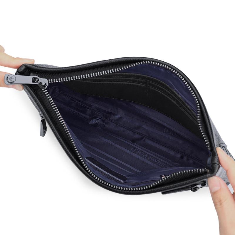 WILLIAMPOLO мужской клатч из 100% воловьей кожи, роскошная кожа, деловые мужские сумки, дизайн, простая сумка-конверт, клатчи, кошельки