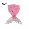 Stress Relief Hand Toy Transparent Fish Tail Squeeze Glitter Simulated Fishtail Anxiety Sensory Slow Rising Ball Decompression Gadgets Relaxation Desk
