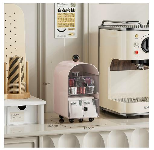 Органайзер для кофе Настольный Угловой Коробка для хранения чайных пакетиков Выдвижной ящик Сле Офис Чайная Водная комната Стол Стеллаж для хранения Органайзер для капсульного кофе