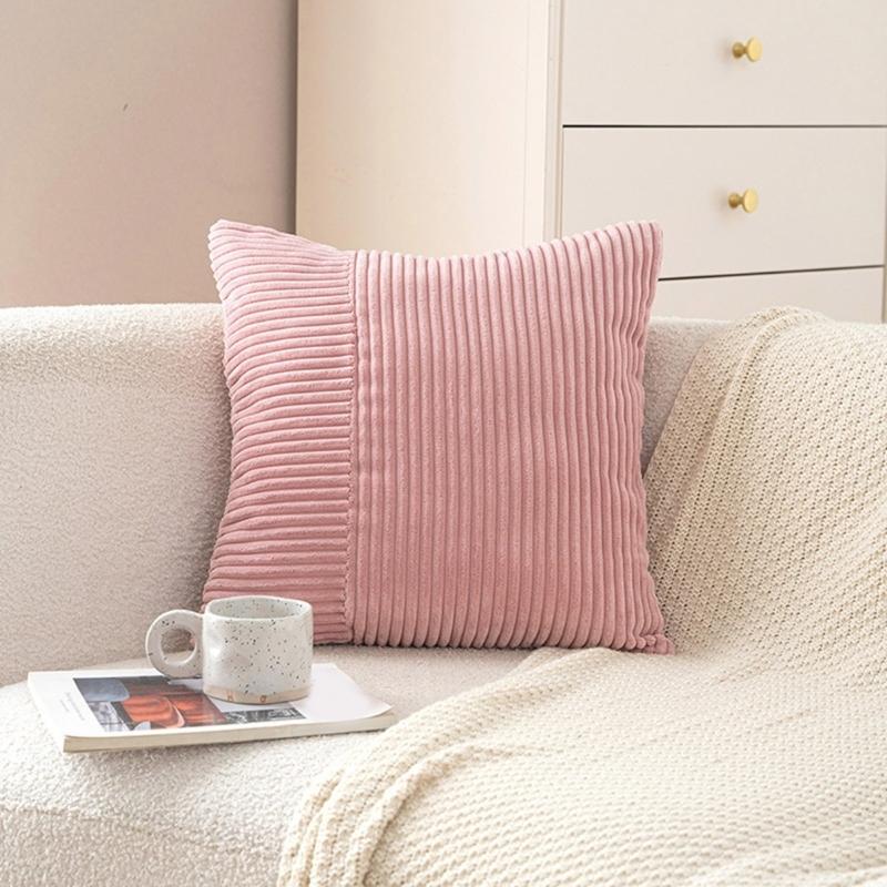 Plushes Corduroy Cushions Cover Pillow Cover Pillowcase for Durability & Comfort in Various Home Setting Easily Wash