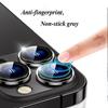 Роскошная защитная пленка для объектива камеры для IPhone 15 Pro Max, металлическое кольцо, защитное стекло для IPhone 11, 12, 13, 14 Pro Max, мини-стекло для объектива камеры