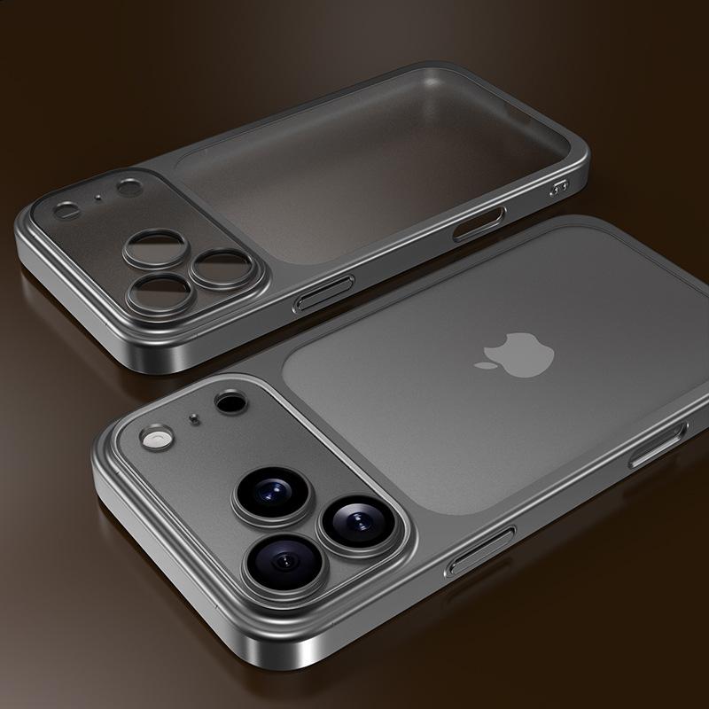 Официальный матовый полупрозрачный тонкий чехол Cosmic Orange для iPhone 17 Pro Max Air Series, бампер для 17 Pro